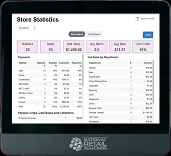 NRS POS Reporting Example