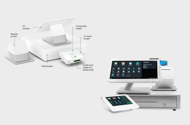 Clover Duo POS System Front and Back
